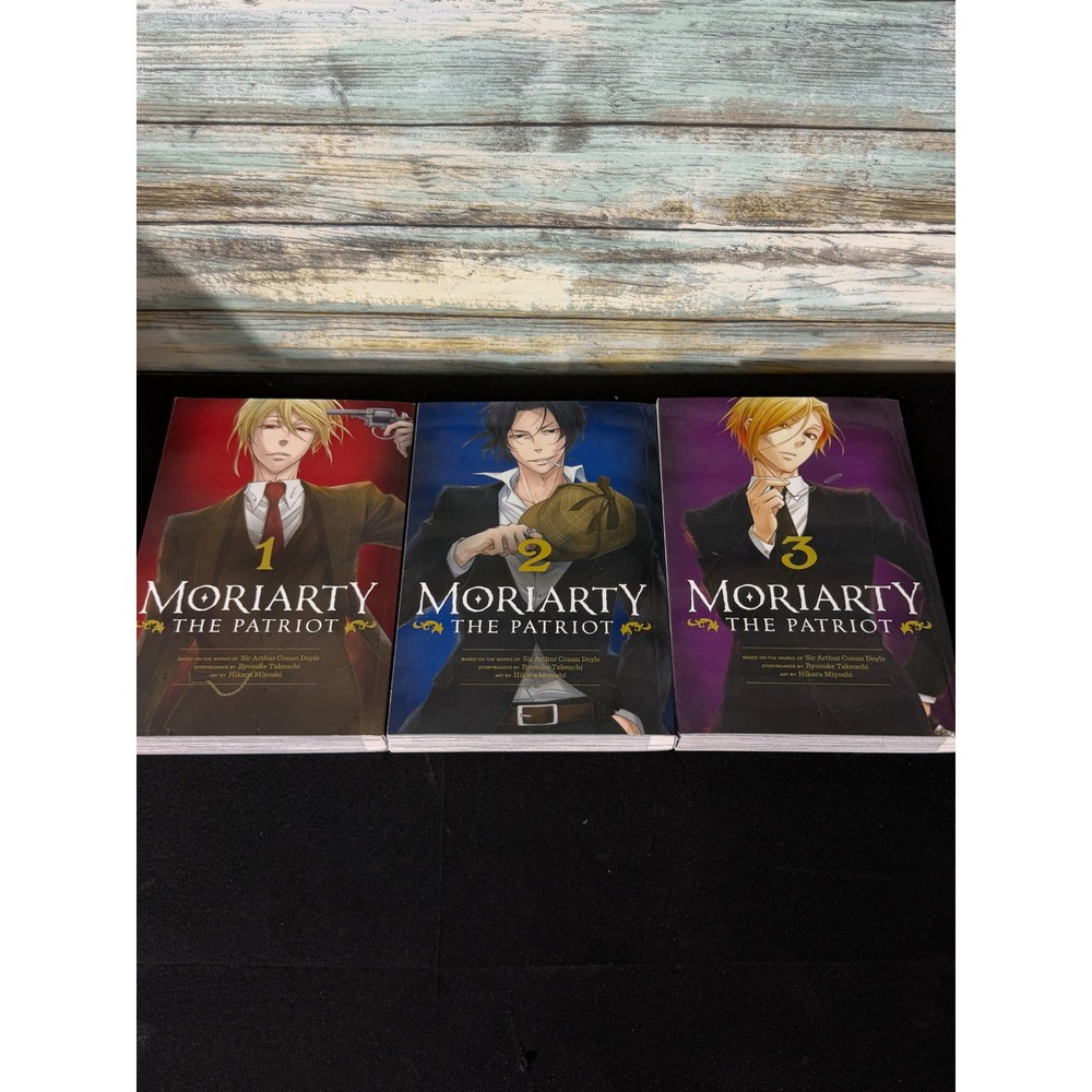 VIZ Media Moriarty the Patriot Vol 1-3 Mixed Excellent Manga Set Shonen Jump